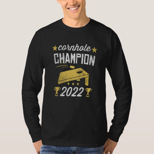 T-shirt Champion de Cornhole 2022 Trophée de Trophée de Tr (Devant)