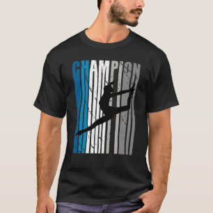 T-shirt Champion de danse turquoise Filles Anniversaire Co