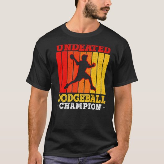 T-shirt Champion de Dodgeball non vaincu Duck Dip Dive Dod (Devant)
