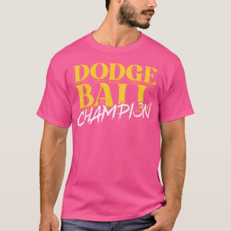 T-shirt Champion de dodgeball Sports de balle Joueur de do