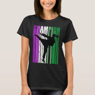 T-shirt Champion de femmes Karate Anniversaire Martial Ado