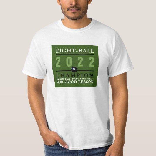 T-shirt Champion de huit balles (Devant)