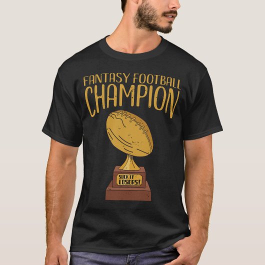 T-shirt champion de Imaginaire de football (Devant)