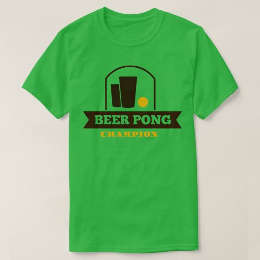T-shirt Champion de la bière (Design devant)