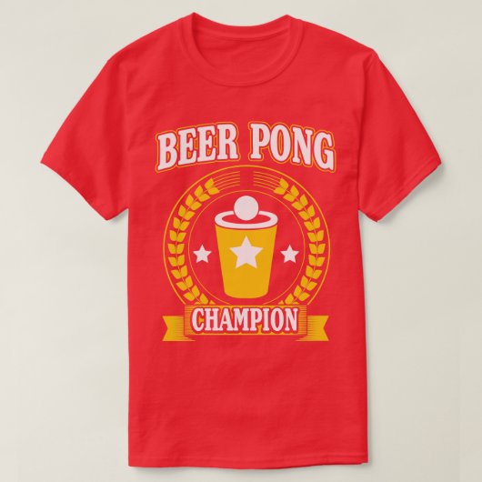 T-shirt Champion de la bière 1 (Design devant)