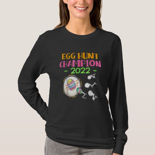 T-shirt Champion de la chasse aux oeufs 2022 Grossesse de (Devant)