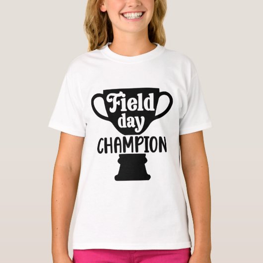 T-shirt Champion de la Journée (Devant)