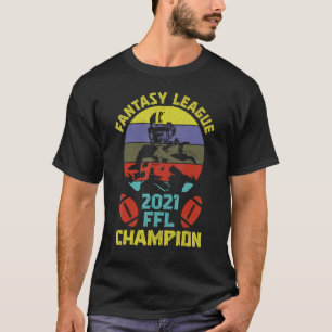 T-shirt Champion de la Ligue vintage d'Imaginaire Ffl Foot