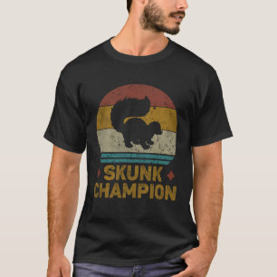 T-shirt Champion de la Skunk Vintage Cribbage Board Jeu