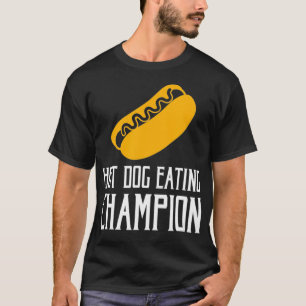 T-shirt Champion de mangeur de chien chaud