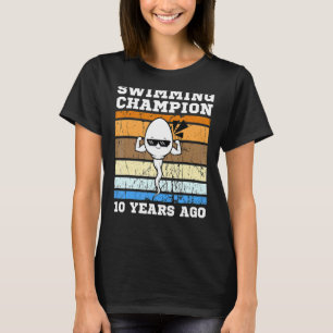 T-shirt Champion De Natation Mens Il Y A 10 Ans Le Plus Ra