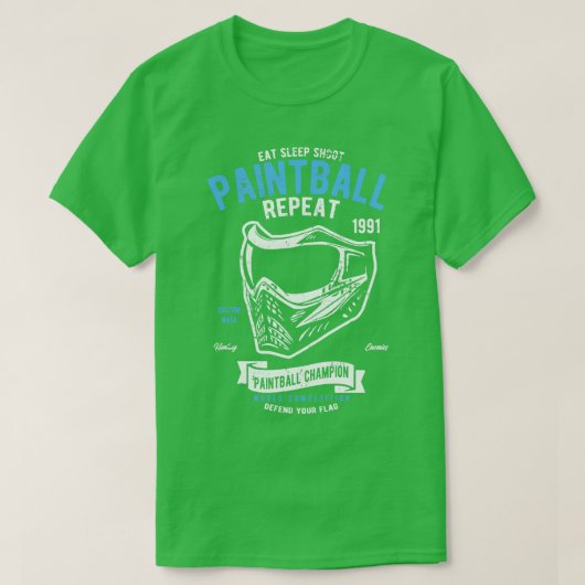 T-shirt Champion de Paintball (Design devant)