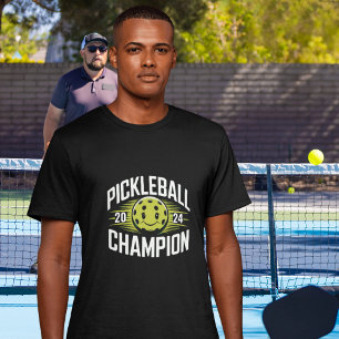 T-shirt Champion de Pickleball de l'année pickle ball fun