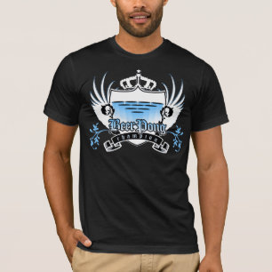 T-shirt champion de pong de bière royal crest