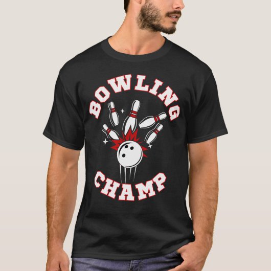 T-shirt Champion de quilles (Devant)