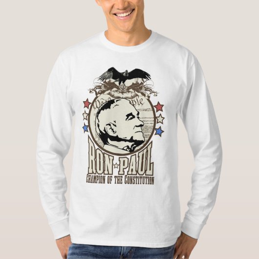 T-shirt Champion de Ron Paul de la constitution (Devant)