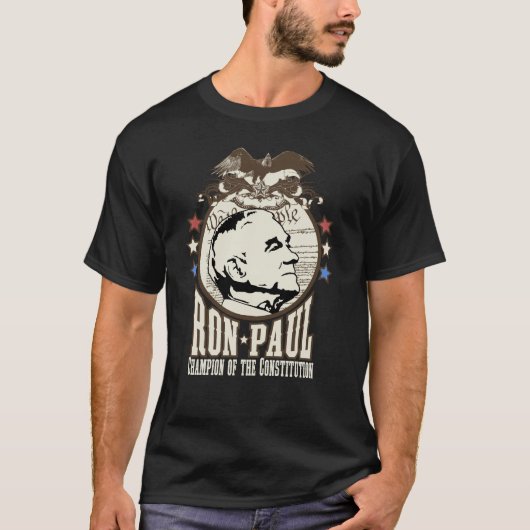T-shirt Champion de Ron Paul de la constitution (Devant)