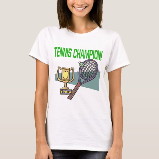 T-shirt Champion de tennis (Devant)