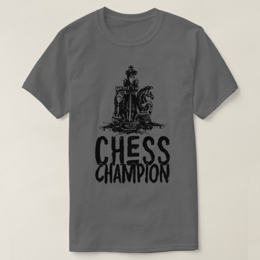 T-shirt champion d'échecs (Design devant)