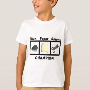 T-shirt Champion des ciseaux de papier rock