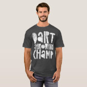 T-shirt Champion des fléchettes Dart - Champion des fléche (Devant entier)