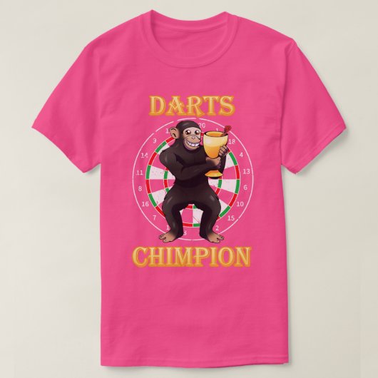 T-shirt Champion des fléchettes Jersey (Design devant)