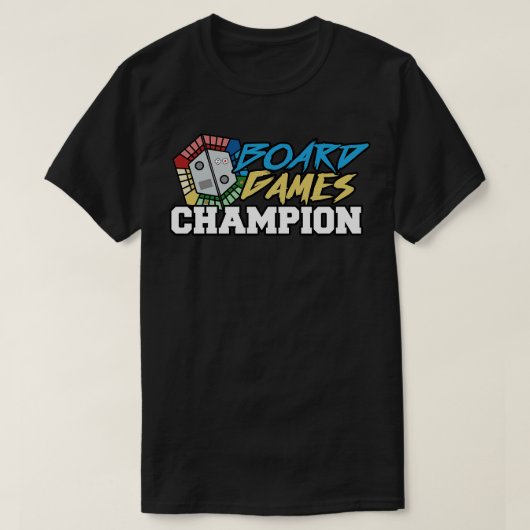 T-shirt Champion des jeux de société (Design devant)