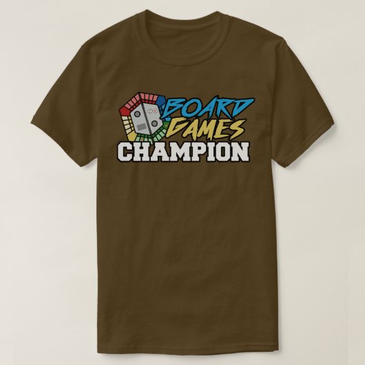 T-shirt Champion des jeux de société (Design devant)