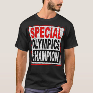 T-shirt Champion des Jeux olympiques spéciaux d'athlétisme