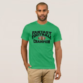 T-shirt Champion d'Imaginaire de football (Devant entier)