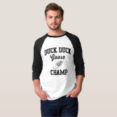 T-shirt Champion d'oie de canard de canard (Devant entier)