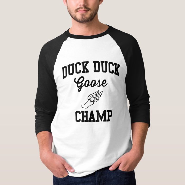 T-shirt Champion d'oie de canard de canard (Devant)