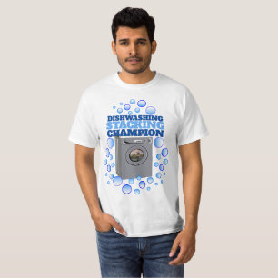 T-shirt Champion Drôle de lavage de vaisselle