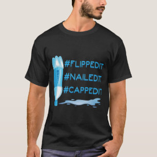 T-shirt Champion du championnat de renversement de bouteil