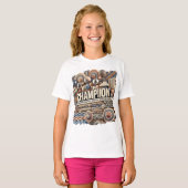 T-shirt Champion du Défi (Devant entier)