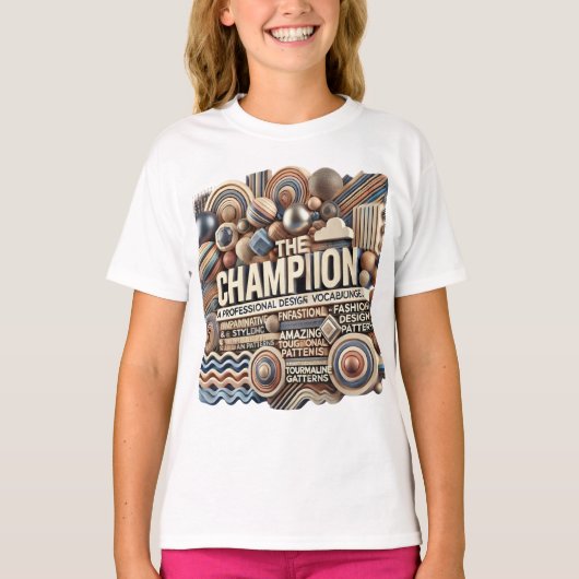 T-shirt Champion du Défi (Devant)