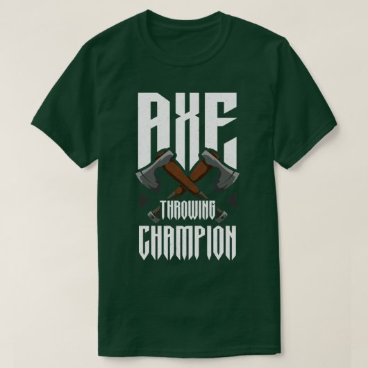 T-shirt Champion du lanceur Ax Funny Ax Throwing (Design devant)