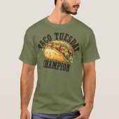 T-shirt Champion du mardi de Taco (Devant)