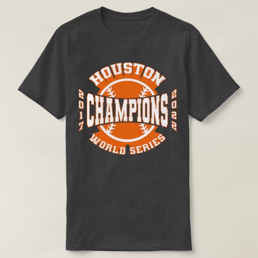 T-shirt Champion du monde de baseball de Houston (Design devant)