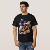 T-shirt Champion du Monde Motocross Extreme (Devant entier)