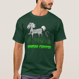 T-shirt champion en fer à cheval