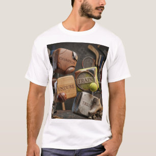 T-shirt CHAMPION ENDURE S'ENTRAÎNER TRIOMPHE - Équipement 