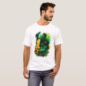 T-shirt Champion Energy Soccer Tee - Bold Graffiti Style (Devant entier)