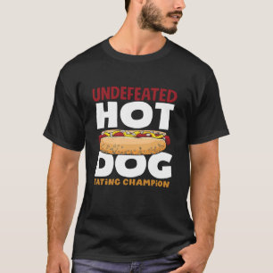 T-shirt Champion incontesté de la consommation de hot-dog