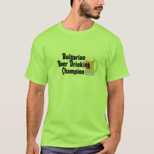 T-shirt Champion potable de bière bulgare