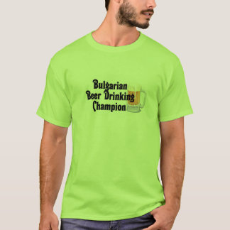 T-shirt Champion potable de bière bulgare