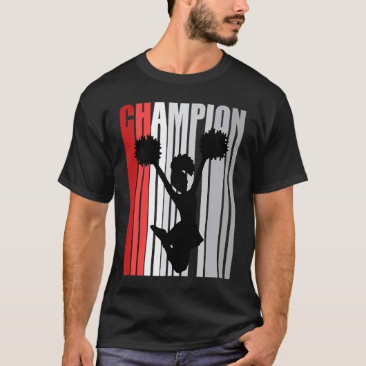 T-shirt Champion Rouge De La Compétition D'Anniversaire Ch (Devant)