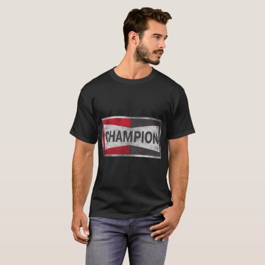 T-shirt Champion Spark Plug Brad Pitt (Devant entier)