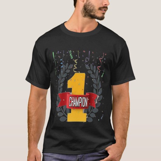 T-SHIRT CHAMPION SPARK PLUG CHAMPION GAGNANT (Devant)