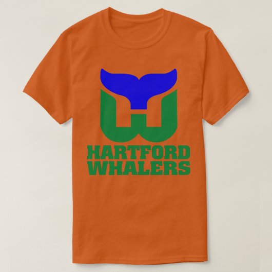T-shirt Champion THIN de Hartford Whalers dans les années  (Design devant)